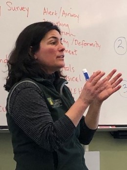 Andrea Kane Teaching WFA Students