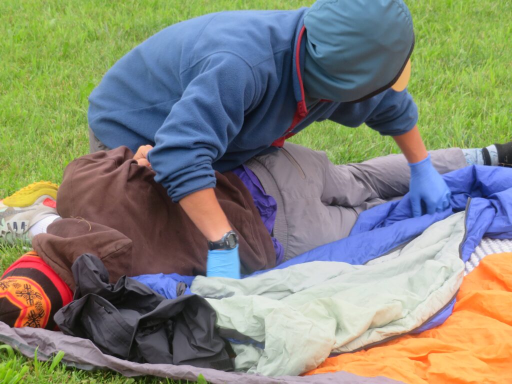 Warming a Patient Outdoors