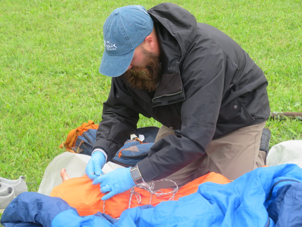 A Backcountry Provider Builds a Lower Leg Splint